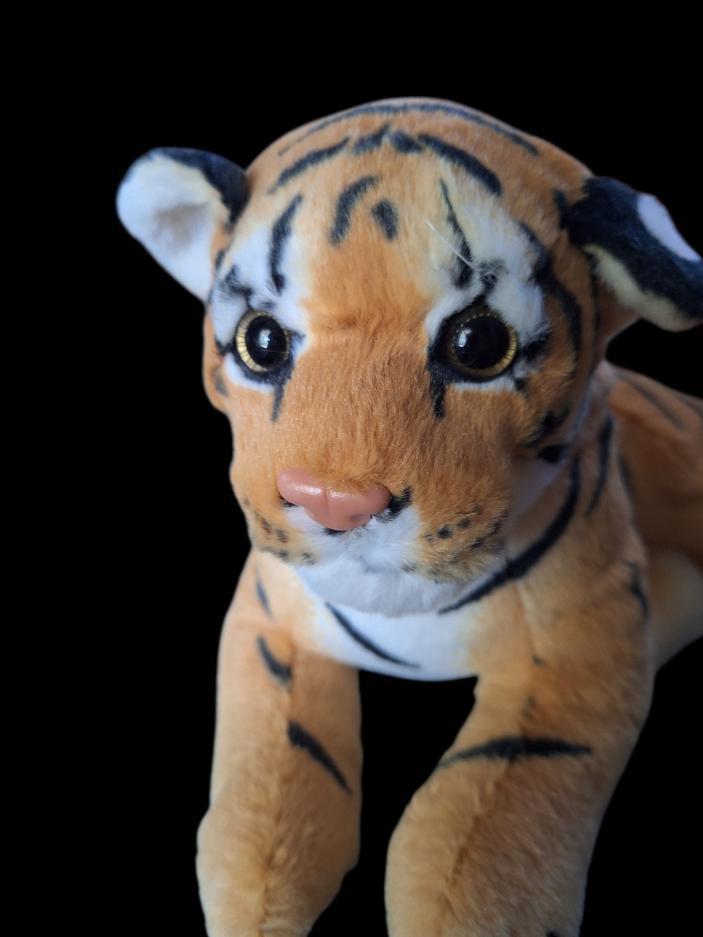 Burton Tiger Plush Toy - Orange, White, Black